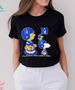 Charlie Brown Snoopy And Woodstock Duke Blue Devils Football shirt