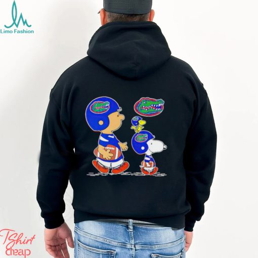 Charlie Brown Snoopy And Woodstock Florida Gators Football shirt