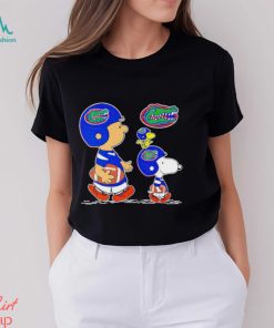 Charlie Brown Snoopy And Woodstock Florida Gators Football shirt
