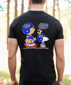 Charlie Brown Snoopy And Woodstock Florida Gators Football shirt