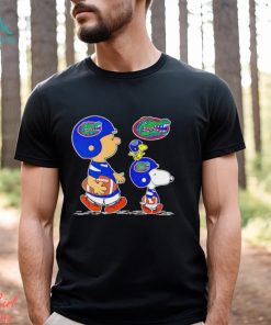 Charlie Brown Snoopy And Woodstock Florida Gators Football shirt