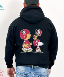 Charlie Brown Snoopy And Woodstock Florida State Seminoles Football shirt