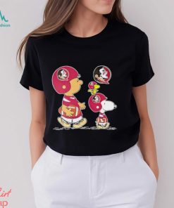 Charlie Brown Snoopy And Woodstock Florida State Seminoles Football shirt