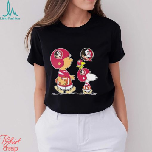 Charlie Brown Snoopy And Woodstock Florida State Seminoles Football shirt