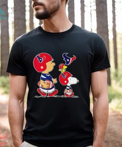 Charlie Brown Snoopy And Woodstock Houston Texans Football shirt