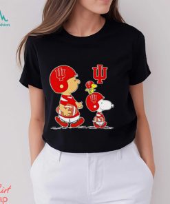 Charlie Brown Snoopy And Woodstock Indiana Hoosiers Football shirt