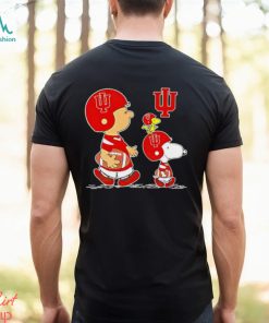 Charlie Brown Snoopy And Woodstock Indiana Hoosiers Football shirt