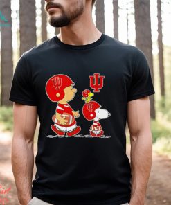 Charlie Brown Snoopy And Woodstock Indiana Hoosiers Football shirt