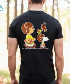 Charlie Brown Snoopy And Woodstock Wyoming Cowboys Football shirt