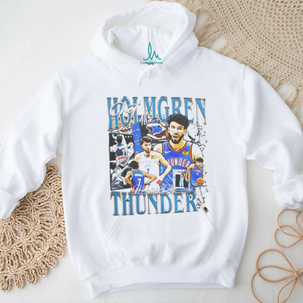 Chet Holmgren 7 Oklahoma City Thunder basketball NBA vintage retro shirt Chet Holmgren 7 Oklahoma City Thunder basketball NBA vintage retro shirt