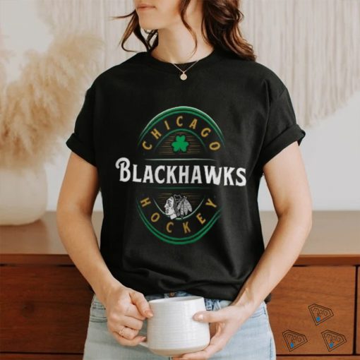 Chicago Blackhawks Fanatics Branded St. Patrick’s Day Forever Lucky T Shirt