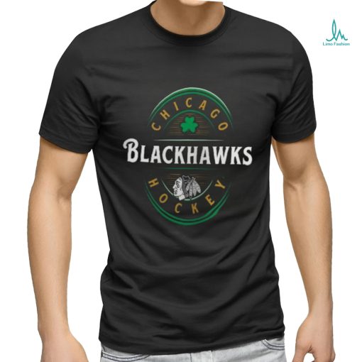 Chicago Blackhawks Fanatics Branded St. Patrick’s Day Forever Lucky T Shirt