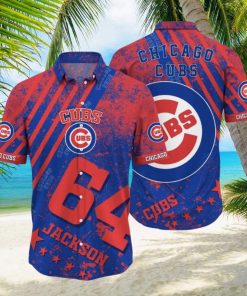 Chicago Cubs MLB Custom Number And Name Traditional 3D Hawaiian Shirt For Men Women