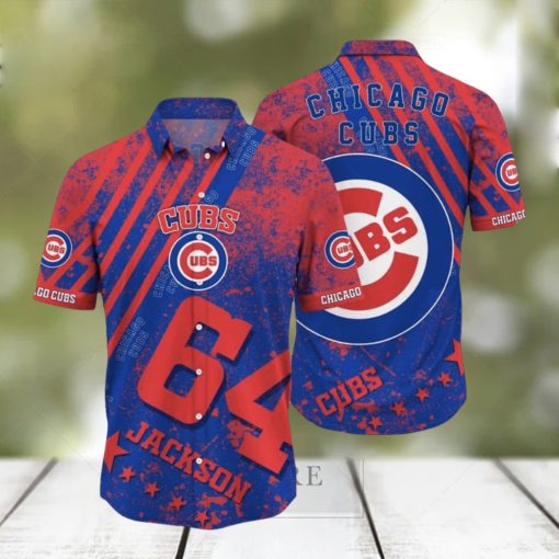 Chicago Cubs MLB Custom Number And Name Traditional 3D Hawaiian Shirt For Men Women