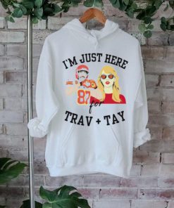 Chiefs I’m Just Here For Travis Kelce And Taylor Shirt