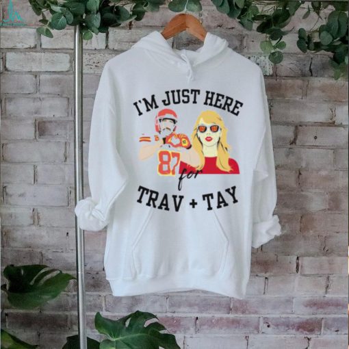 Chiefs I’m Just Here For Travis Kelce And Taylor Shirt