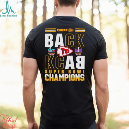 Chiefs Kingdom back to back Super Bowl Champions shirt