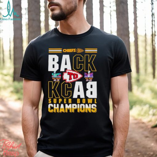 Chiefs Kingdom back to back Super Bowl Champions shirt