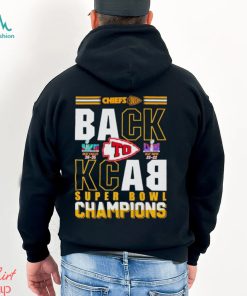 Chiefs Kingdom back to back Super Bowl Champions shirt