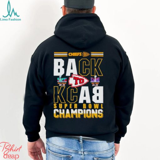 Chiefs Kingdom back to back Super Bowl Champions shirt