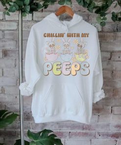Chillin With My Peeps Skeleton Easter Eggs shirt