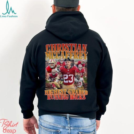Christian McCaffrey highest graded running backs bootleg vintage shirt
