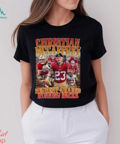 Christian McCaffrey highest graded running backs bootleg vintage shirt