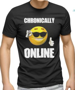 Chronically Online Ironic Thumbs Up Emoji Cringey shirt