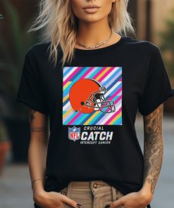 Cleveland Browns NFL Crucial Catch Intercept Cancer 2024 shirt