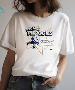 Cleveland Monsters pucks and pierogies that what Cleveland does shirt