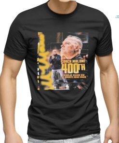 Congrats Coach Malone 400th Regular Season Win As Denver Nuggets Head Coach Shirt