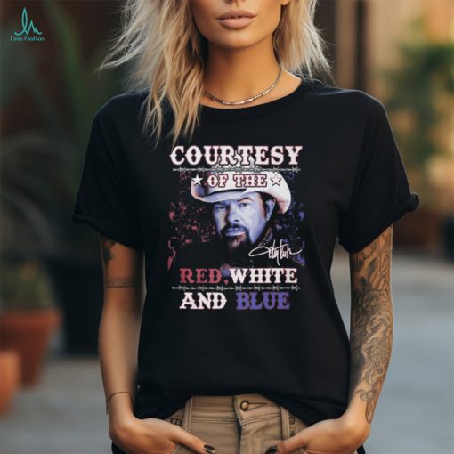 Courtesy Of The Red White And Blue Toby Keith T Shirt