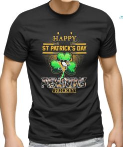 Cross Happy St Patrick’s Day Pittsburgh Penguins Hockey Shirt