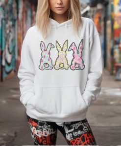 Cute Floral Bunny Easter Happy Easter shirt