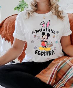 Cute Mickey Just A Little Eggstra shirt
