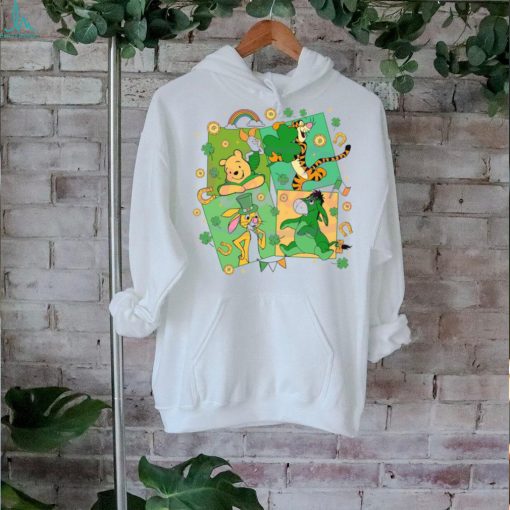 Cute Winnie The Pooh With Shamrock  shirt