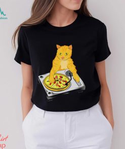 DJ Pizza Cat by Basement Mastermind shirt