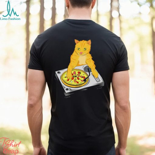 DJ Pizza Cat by Basement Mastermind shirt