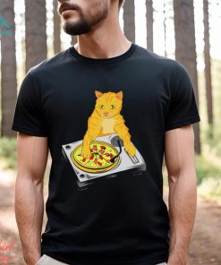 DJ Pizza Cat by Basement Mastermind shirt