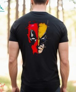 Deadpool and Wolverine face off shirt