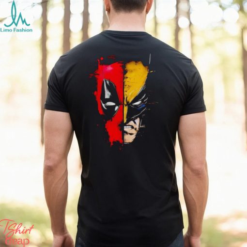 Deadpool and Wolverine face off shirt