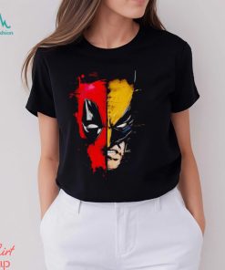 Deadpool and Wolverine face off shirt