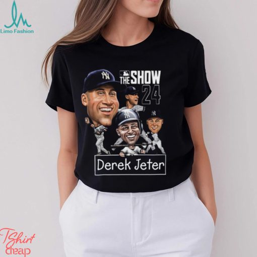 Derek Jeter The show 24 caricature shirt