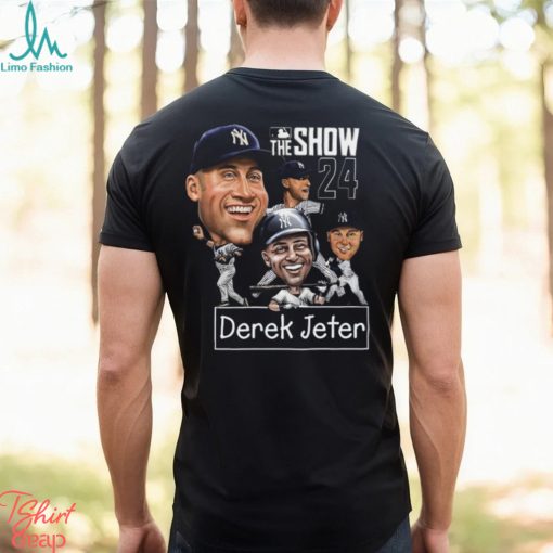 Derek Jeter The show 24 caricature shirt