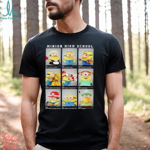 Despicable Me Minions High School Portrait Panels shirt