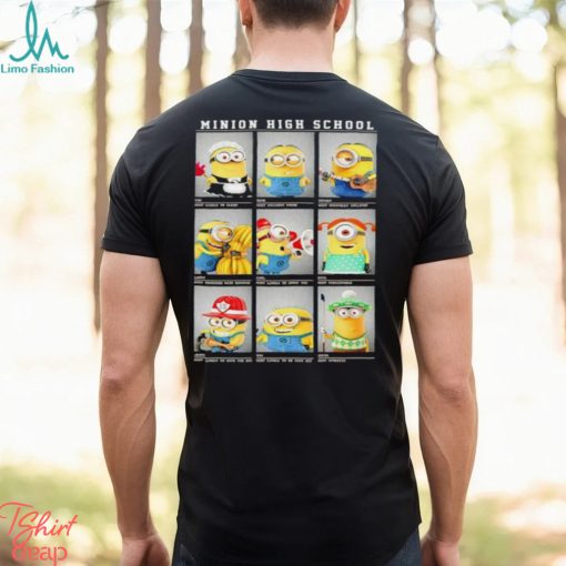 Despicable Me Minions High School Portrait Panels shirt