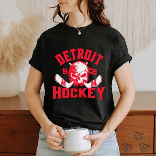 Detroit Hockey Skull NHL Team classic shirt