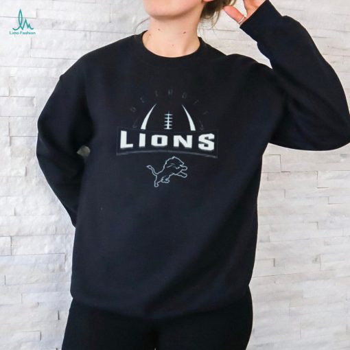 Detroit Lions Youth Blue Red Zone Long Sleeve T Shirt