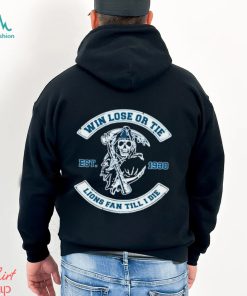 Detroit Lions win lose or tie Lions fan till I die shirt