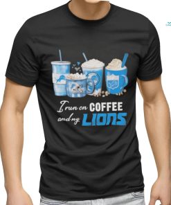 Detroit lions I love coffee black shirt